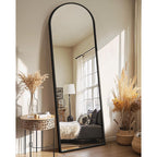 Delma Arched Mirror Full Length,Standing Mirror Full Body,Large Floor with Stand for Wall Entryway Door Bedroom Bathroom Living Room