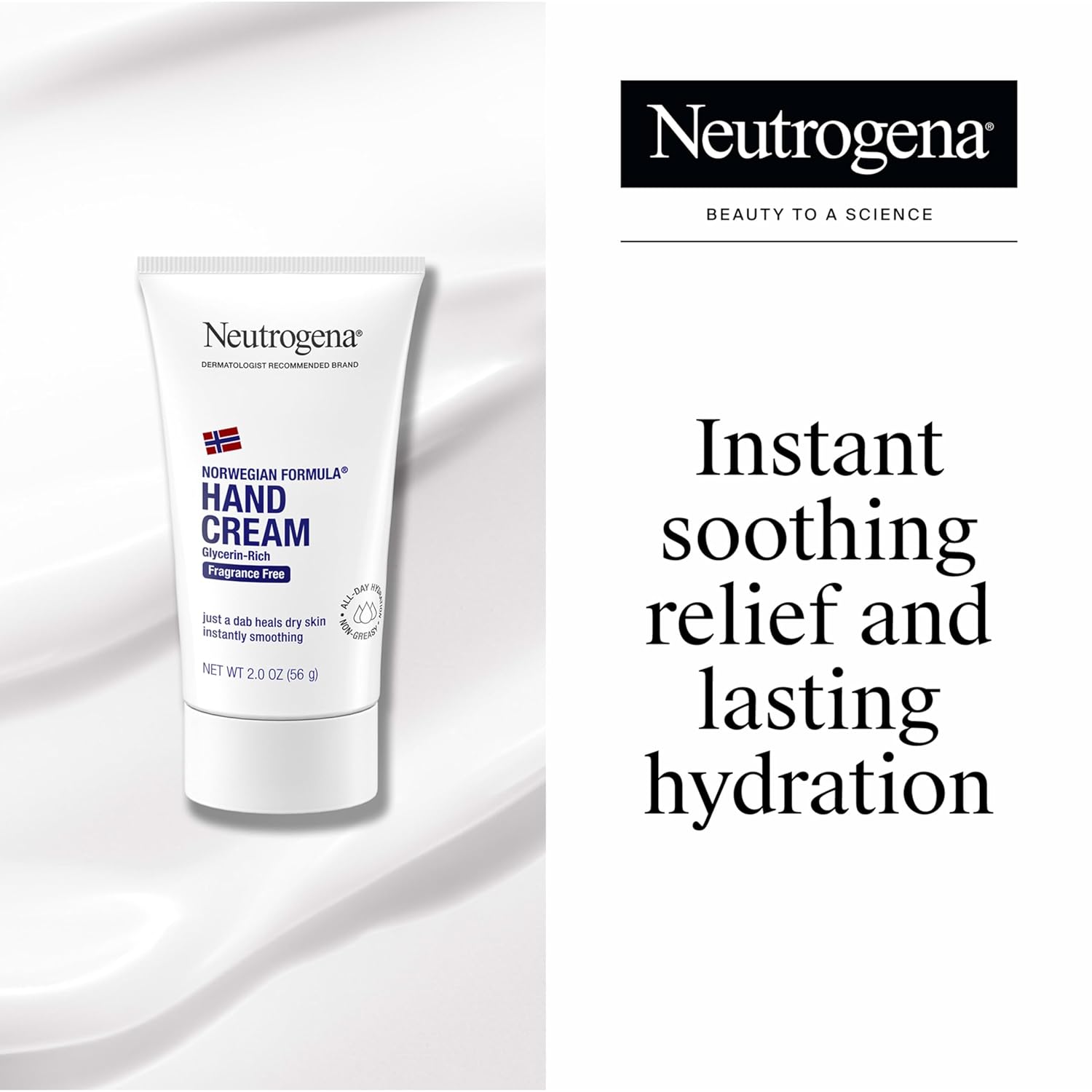 Neutrogena Norwegian Formula Moisturizing Hand Cream & Lotion for Dry Hands, Fragrance Free Glycerin Concentrated Relief, Over 200 Uses, 6 Pack, 2 oz Each (Total 12 Fl Oz)