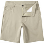 Men'S Slim Fit Casual Golf Shorts Light-Stretch Dress Basic Shorts Classic-Fit 9" Inch With 4 Pockets