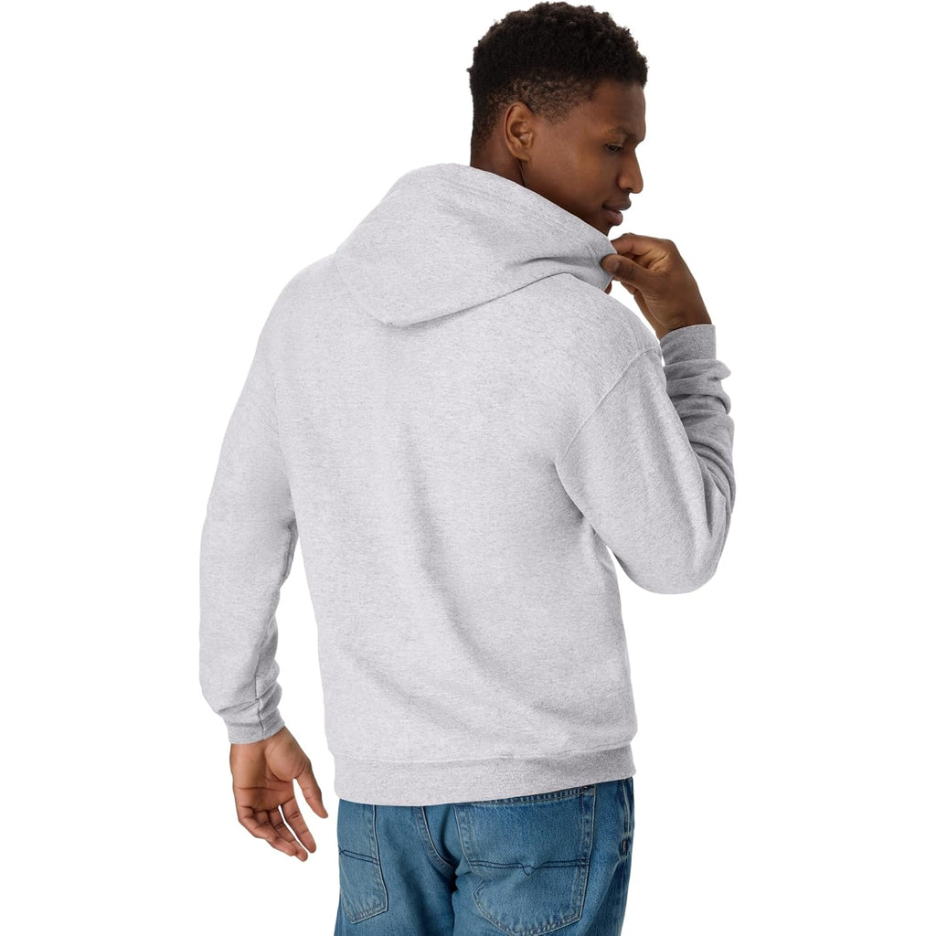 Hanes Men'S Zip-Up Hoodie, Ecosmart Fleece Full-Zip Hoodie For Men, Hooded Sweatshirt