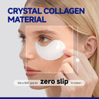 Peptide Jojoba Under Eye Patches, Collagen Eye Mask Instant Reduces Dark Circles And Puffiness, 60 Firming Undereye Hydrating & Cooling For Bags Treatment, Wrinkles, Vegan, No Fragrance