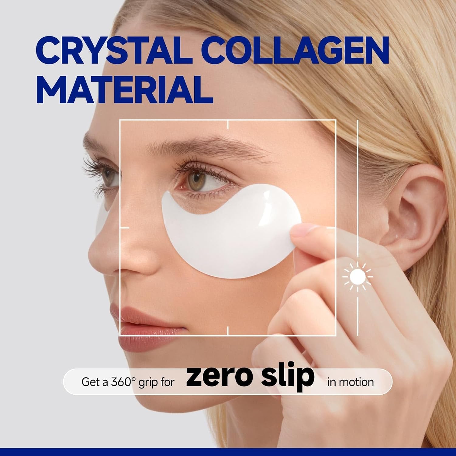 Peptide Jojoba Under Eye Patches, Collagen Eye Mask Instant Reduces Dark Circles And Puffiness, 60 Firming Undereye Hydrating & Cooling For Bags Treatment, Wrinkles, Vegan, No Fragrance
