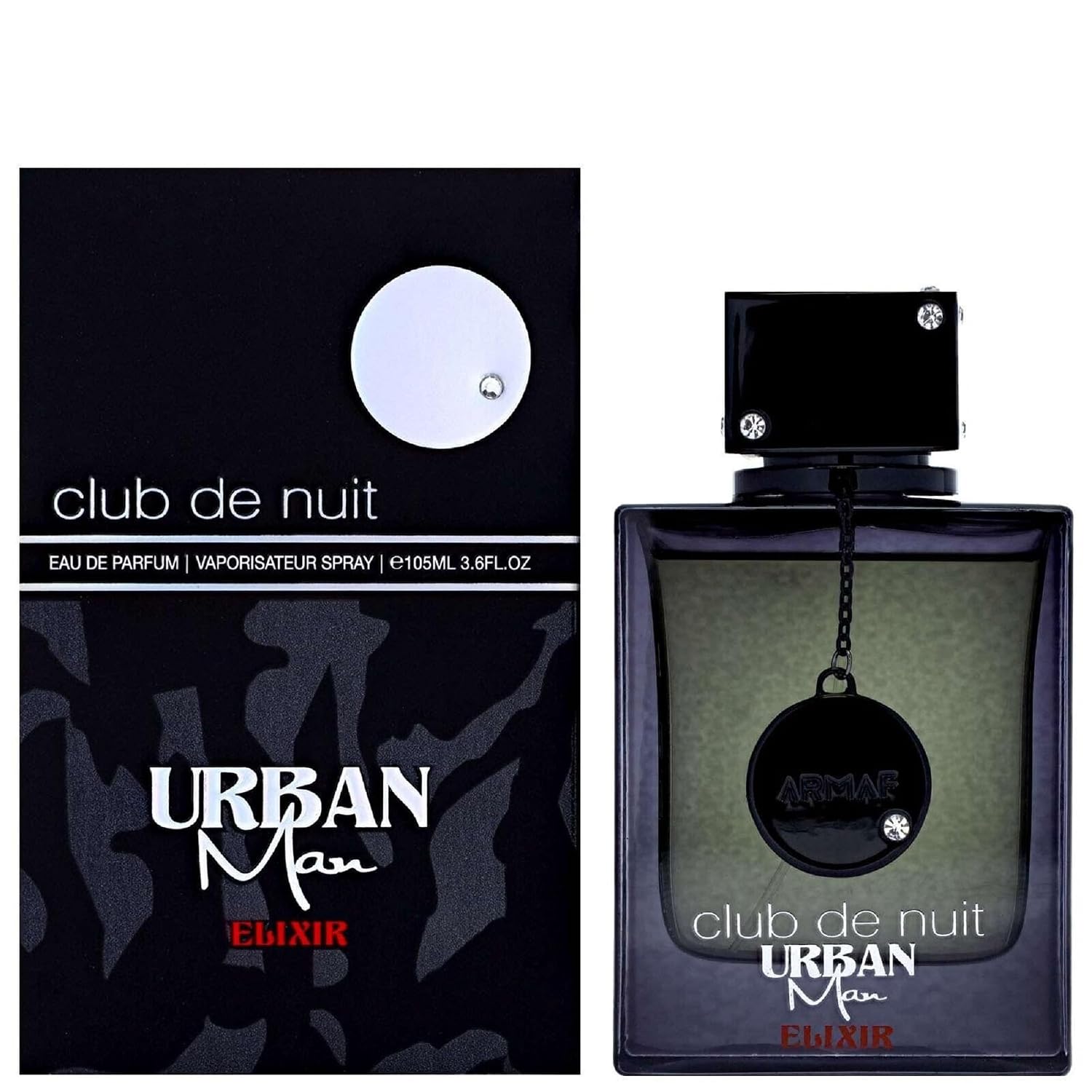 Armaf Club De Nuit Urban Man Elixir For Men Eau De Parfum Spray, 3.6 Ounce | 3.6 Ounce