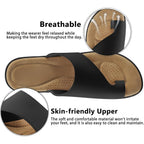Reimferce Summer Flat Sandals For Women: Comfortable Walking Dressy Slides For 2026 - Ladies Orthopedic Casual Shoes Indoor Outdoor