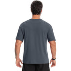 Little Beauty 5 Pack Men'S T-Shirts Crew Neck Short Sleeve Cotton Tee Casual Summer Tops