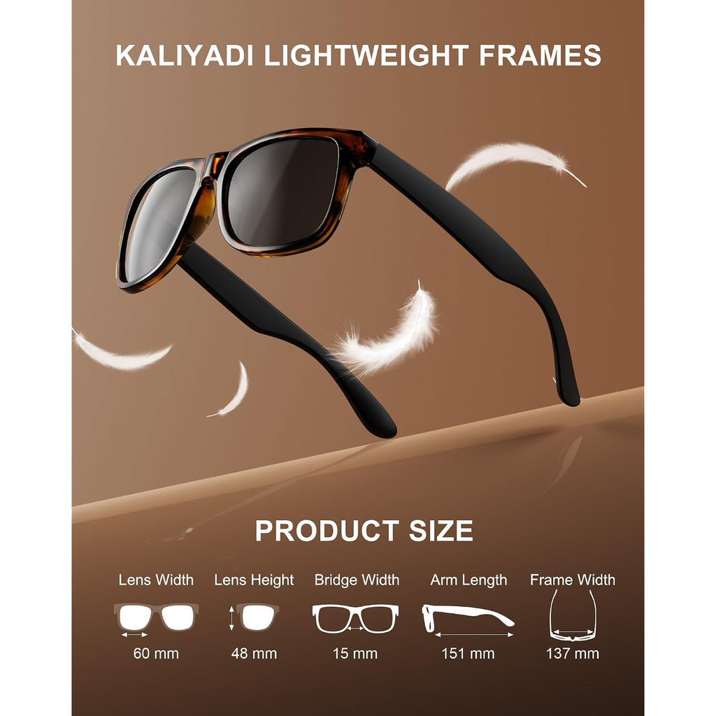 Kaliyadi Womens-Sunglasses Polarized-Sunglasses For Women: Retro Trendy Sun Glasses With Uv400 Protection For Driving Travel