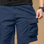 Vtuaol Men'S Cargo Shorts With Multi Pockets Casual Cotton Fishing Hiking Work Shorts