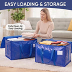 Ticonn 6 Pack Extra Large Moving Bags Heavy Duty, Packing Bags For Storage