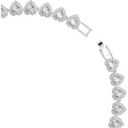 Swarovski Ariana Grande Collection, Clear Crystal & Pearls, Rhodium Finish, Necklaces, Earrings and Bracelets