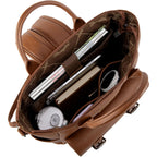 Montana West Wrangler Womens Convertible Backpack Purse Anti-Theft Brown Backpack With Adjustable Crossbody Shoulder Strap For Work Travel Wg175-9110Br