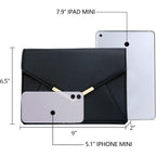 Kkxiu Women Elegant Faux Leather Evening Envelope Clutch Purse Foldover Bags For Party Wedding Prom