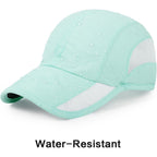 Hh Hofnen Quick Dry Baseball Cap Unstructured Running Cap Water-Resistant Upf 50+ Mesh Golf Sun Hats For Men Women