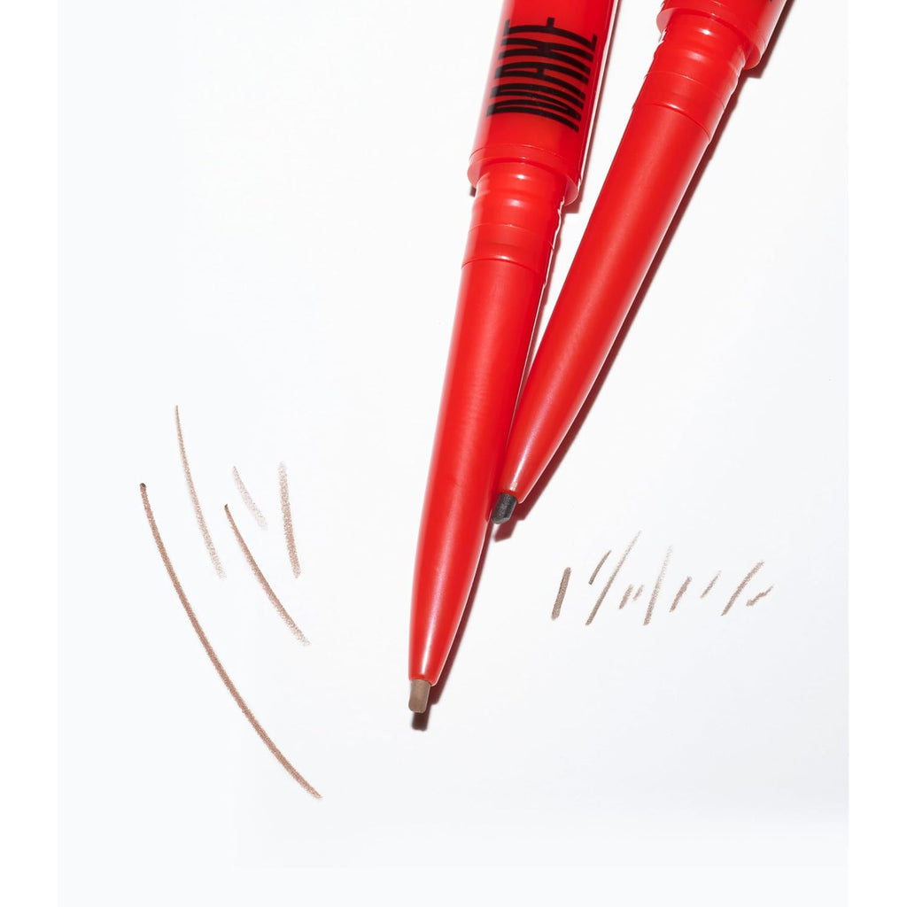 Make Beauty Nano Brow, Micro Eyebrow Pencil. Long-Lasting Smudgeproof Eye Brow Makeup For Hairlike Lines. Precision Liner For Natural-Looking Eyebrows - Shade, Soft Black