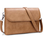 Crossbody Bags For Women Vegan Leather Travel Small Cell Phone Purse Rfid Shoulder Bag With 2 Straps