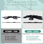 8Pcs Plant Stem Support, Plant Support For Indoor Plants, Plastic Reusable Plant Stabilizer, Indoor Plants Accessories