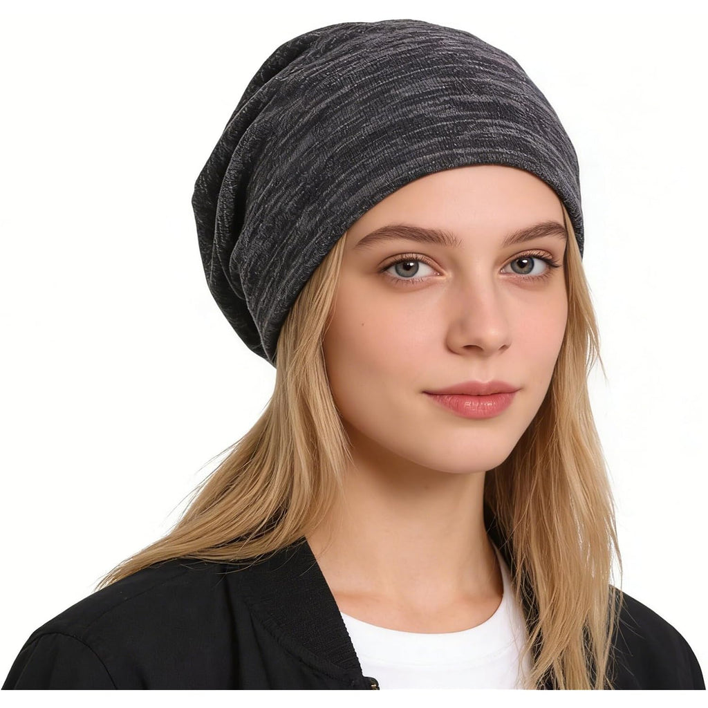 Satin Lined Beanies For Women Chemo Headwear Soft Lightweight Elastic Chemo Skull Cap