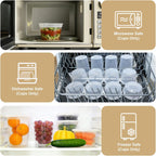 60 Sets Deli Containers With Lids, 32/16/8 Oz X 20 Set Each, Leak-Proof & Bpa Free Airtight Takeout Plastic Food Storage Containers For Soup, Freezer/Microwave/Dishwasher Safe