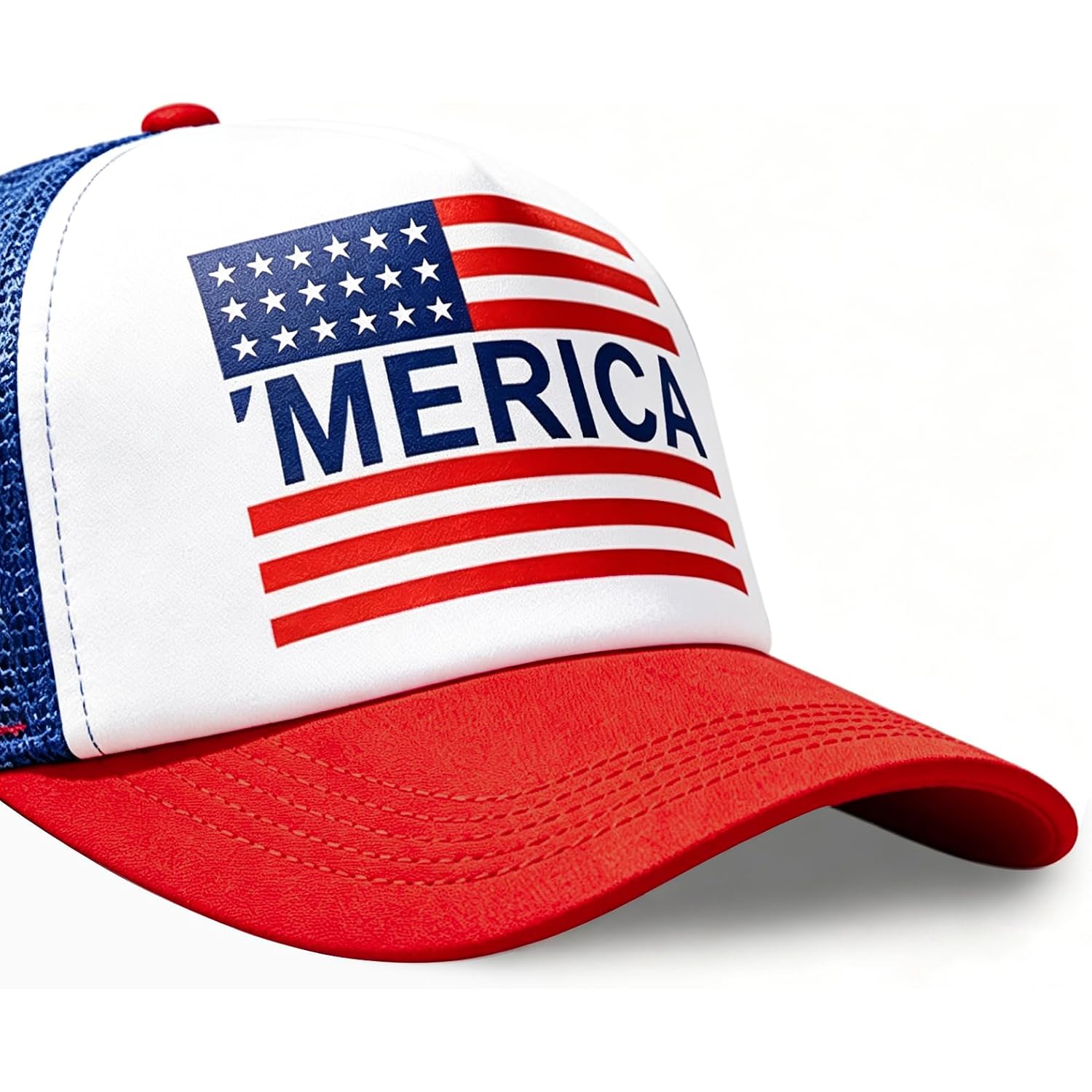 4Th Of July Hat 4Th Of July Accessories Adjustable Baseball Cap Snapback Mesh American Flag Usa Hat Fourth Of July Memorial Veterans Labor For Women Men Teen