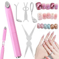 New Pink 3-in-1 Ring Cat Eye Magnet, Cateye Magnet for Nails Magnet Tool Easy to Use for Beginners & Nail Artists Various Creative Patterns Not Easily Damaged