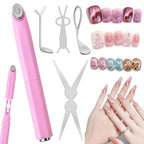New Pink 3-in-1 Ring Cat Eye Magnet, Cateye Magnet for Nails Magnet Tool Easy to Use for Beginners & Nail Artists Various Creative Patterns Not Easily Damaged