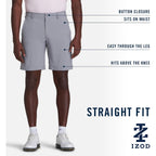 Izod Men'S Golf 9.5" Swingflex Stretch Straight Fit Short