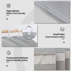 Dress Bags For Gowns Long, 65'' Long Dress Clear Garment Bag(Set Of 2, 23.3'' X 65'')