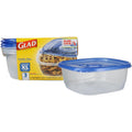 Glad Gladware Xl Square Food Storage Containers With Lock Tight Lids, Bpa-Free Family Size Plastic Containers For Leftovers, Meal Prep, And Freezer Storage, Dishwasher Safe, 104 Oz, 3 Count
