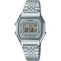 Casio Women'S Digital Watch With Stainless Steel Strap - La680Wa