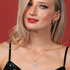 Gem Stone King 1 to 5 Carat 14K Gold IGI Certified Lab Grown Diamond Pendant Necklace For Women | D-E Color | VS1-VS2 Clarity | With 18 Inch Gold Chain