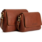Portland Leather Goods Metro Crossbody Bag For Women – Handmade From The Finest Full-Grain Hides