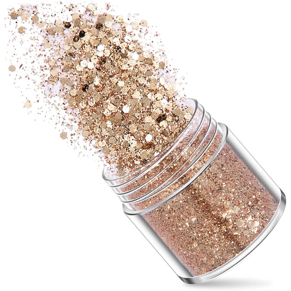 Holographic Nail Art Glitters Gold Silver Nail Sequins 3D Laser Acrylic Nails Powder Dust Flakes Nail Art Supplies for Nails Art Decoration Nail Sparkle Manicure Accessories Glitters Crafts 5 Boxes