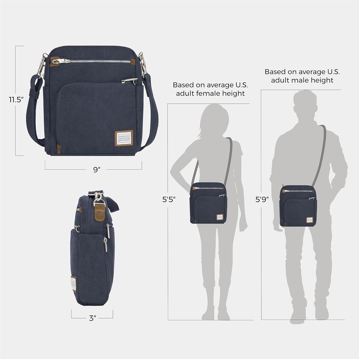 Travelon Anti-Theft Heritage Tour Bag