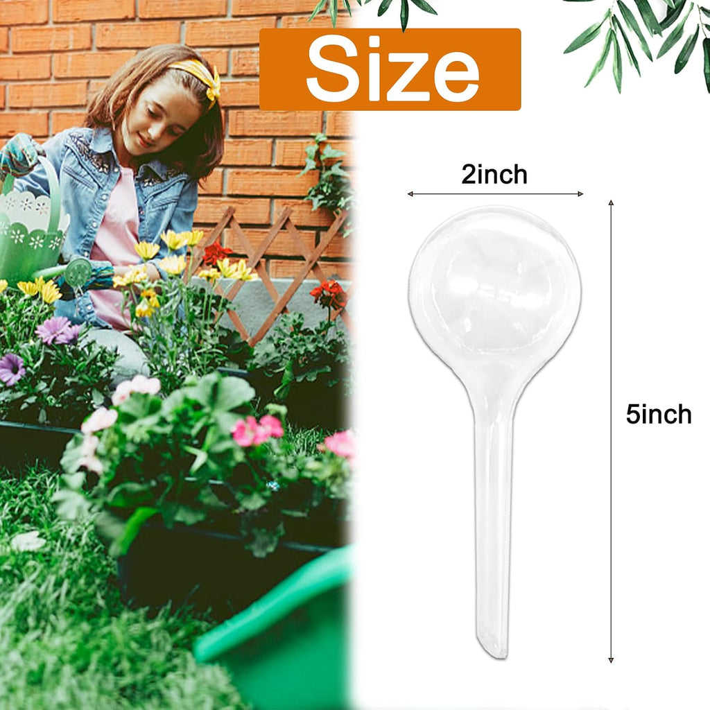 8 Pcs Clear Plant Watering Globes,Plastic Self-Watering Bulbs,Automatic Watering Globes,Garden Water Device For Plant Indoor Outdoor