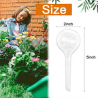 8 Pcs Clear Plant Watering Globes,Plastic Self-Watering Bulbs,Automatic Watering Globes,Garden Water Device For Plant Indoor Outdoor