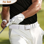 Men'S Belt Braided Stretch Belt For Men Golf Pants Casual Shorts Jeans