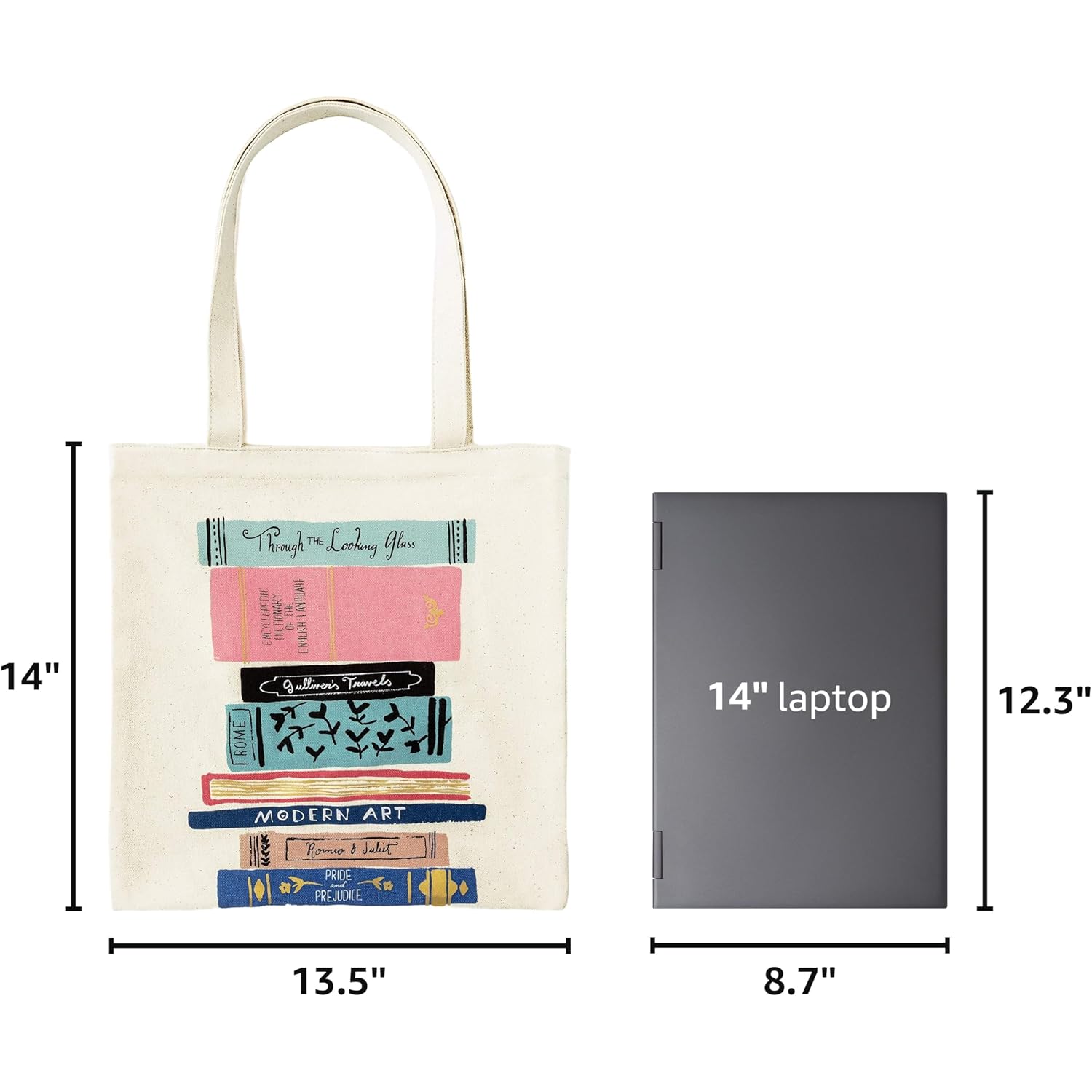 Kate Spade New York Canvas Tote Bag With Interior Pocket