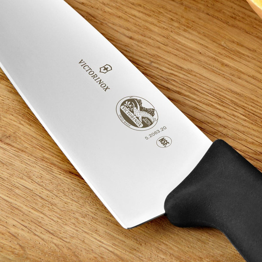 Victorinox Fibrox Pro 8 Inch Chef’S Knife, Dishwasher Safe, Black | Ergonomic Tpe Non-Slip Handle For Professional Chopping, Slicing, And Dicing. Swiss Made, Dishwasher Safe Kitchen Tool