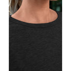 Women's Soft Basic Short Sleeve T-Shirt, Round Neck Tops Summer Casual Tee for Spring Shirts Clothes Everyday Wear