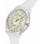 Swatch New Gent Biosourced Unisex Watch Casual Polymer Transparent Quartz Waterproof From The Archive