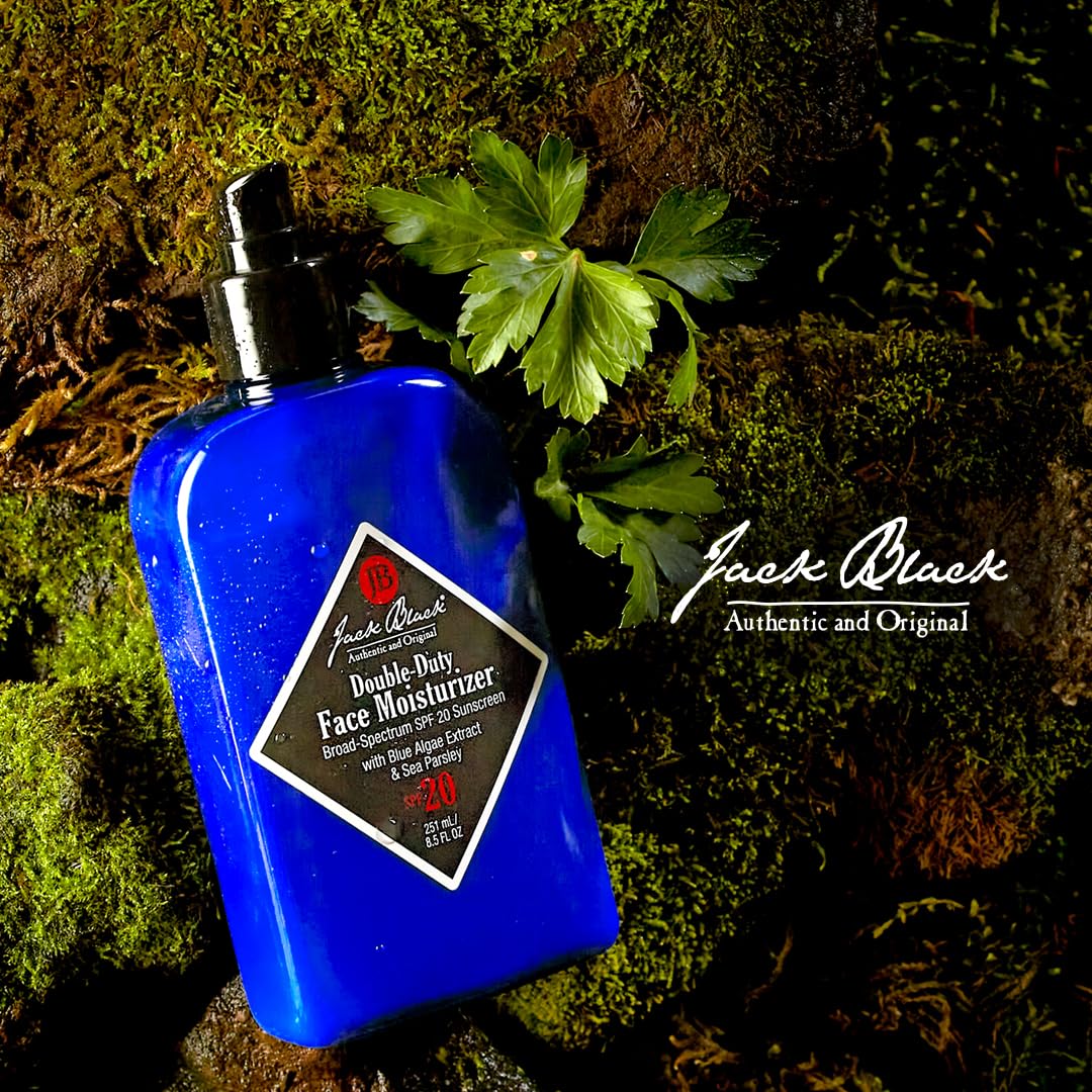 Jack Black Double Duty Face Moisturizer With Spf 20, Facial Moisturizer Face Cream For Men, Mens Facial Lotion With Spf, Gifts For Men