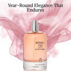 Without End For Women Inspired By Eternity, Fresh Floral Perfume, 3.4 Oz | Notes Of Freesia, Lily, Rose, Jasmine, Sandalwood, Musk. Clean Floral Scent For Everyday Wear. Long Lasting Edp. 100Ml