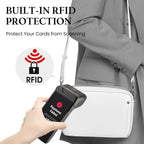 Befen Genuine Leather Crossbody Bags For Women, Purses With Built In Rfid Wallet Woman Camera Shoulder Bag Handbags | Genuine Leather