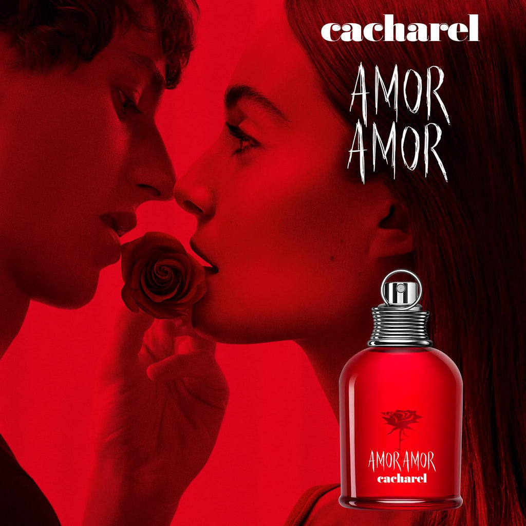 Cacharel Amor Amor Eau De Toilette For Women - Fruity Perfume Scent With Notes Of Vanilla, Musks Accord, Blackcurrant & Lily Accords | Sensual, Sweet & Romantic Scent