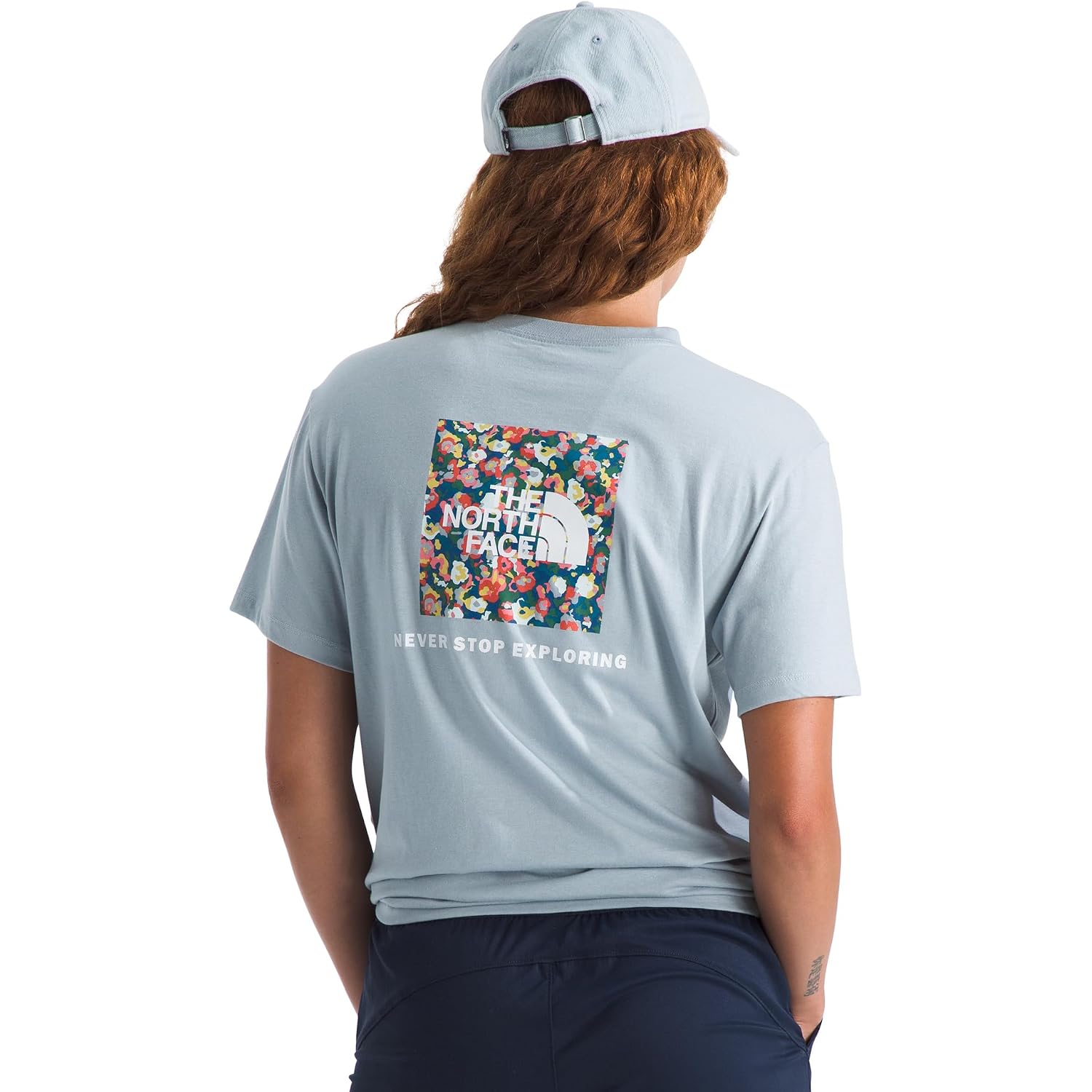 The North Face Wildflower Relaxed Short Sleeve Tee Frost Grey