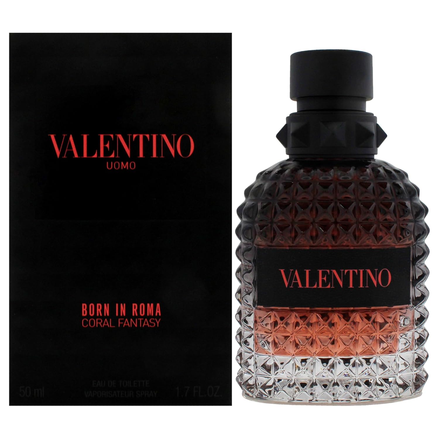 Valentino Uomo Born In Roma Coral Fantasy for Men - 1.7 oz EDT Spray | Uomo, Born In Roma, Coral Fantasy, for Men