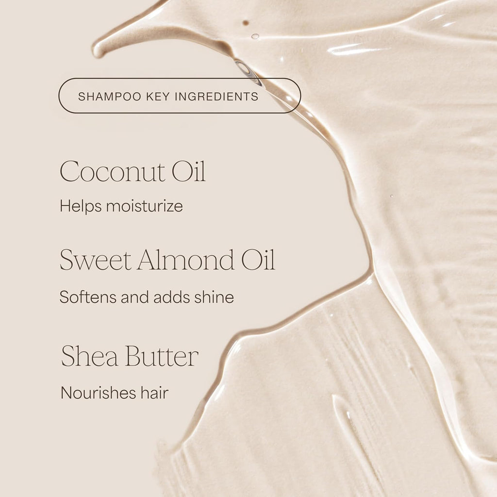 Raw Sugar The Moisture Smoothie Shampoo And Conditioner With Coconut Oil, Agave, & Sweet Almond Oil, Hydrates & Nourishes Dry Hair, Formulated Without Sls/Sles Or Parabens
