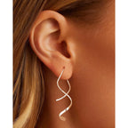 14K Gold/Sterling Silver Plated Dangle Earrings Dainty Hypoallergenic Jewelry, Trendy Lightweight Accessories for Women Valentines Mother's Day Birthday Thanksgiving Day Gifts