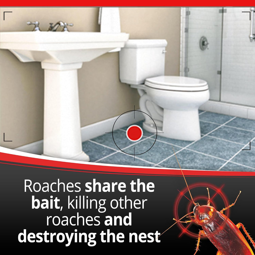 Combat Max Defense System Brand, Small Roach Killing Bait And Gel, 12 Count Bait Stations & 0.42 Ounce Syringe, Fast-Acting Fipronil Cockroach Killer, No Vapor, Fumes Or Odor, Mess-Free Application