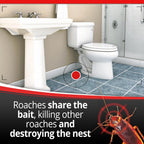 Combat Max Defense System Brand, Small Roach Killing Bait And Gel, 12 Count Bait Stations & 0.42 Ounce Syringe, Fast-Acting Fipronil Cockroach Killer, No Vapor, Fumes Or Odor, Mess-Free Application