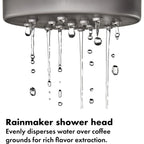 Oxo Brew 9-Cup Drip Coffee Maker – Programmable Coffee Machine | Stainless Steel, Single Serve Or Full Carafe Option, Sca Certified Home Brewer, Temperature Controlled, Rainmaker Shower Head